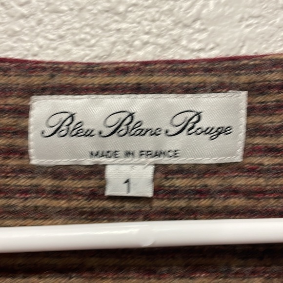 Vintage Bleu Blanc Rouge embroidered sweater size 1 - Picture 2 of 7